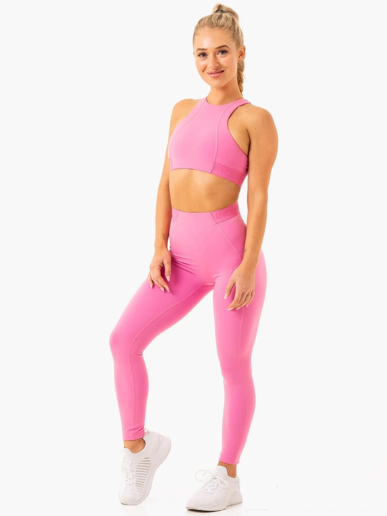 Level Up High Impact Sports Bra - Pink