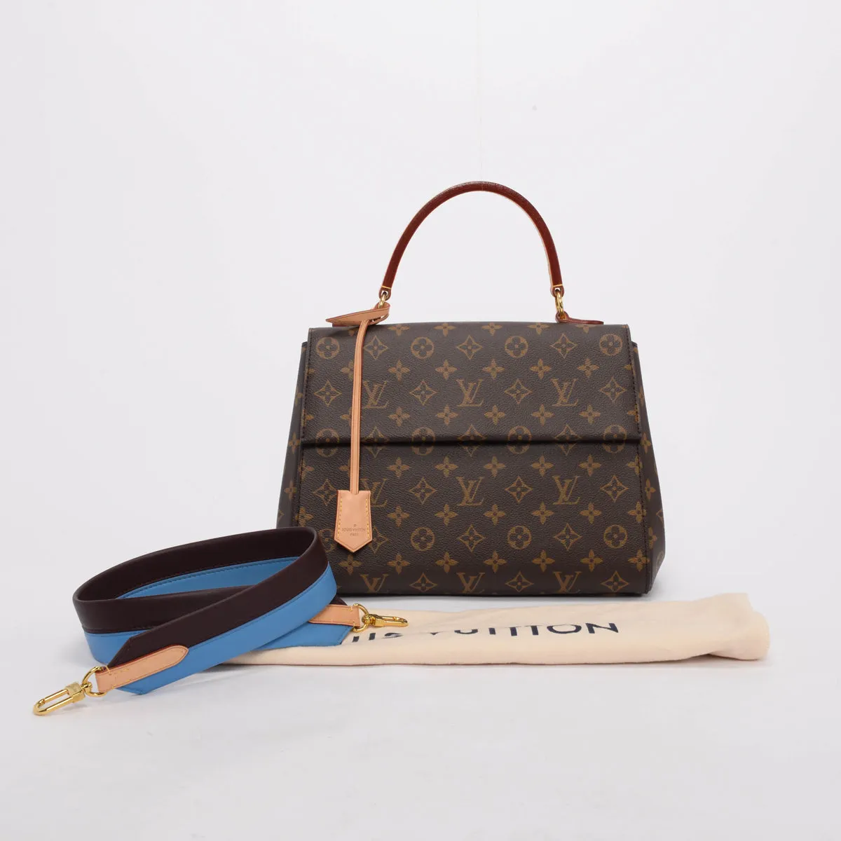 Louis Vuitton Blue Glacial Monogram Canvas Cluny MM