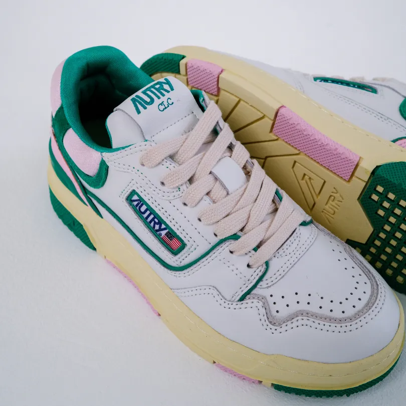 LOW SNEAKER CLC  | White/Green/Pink