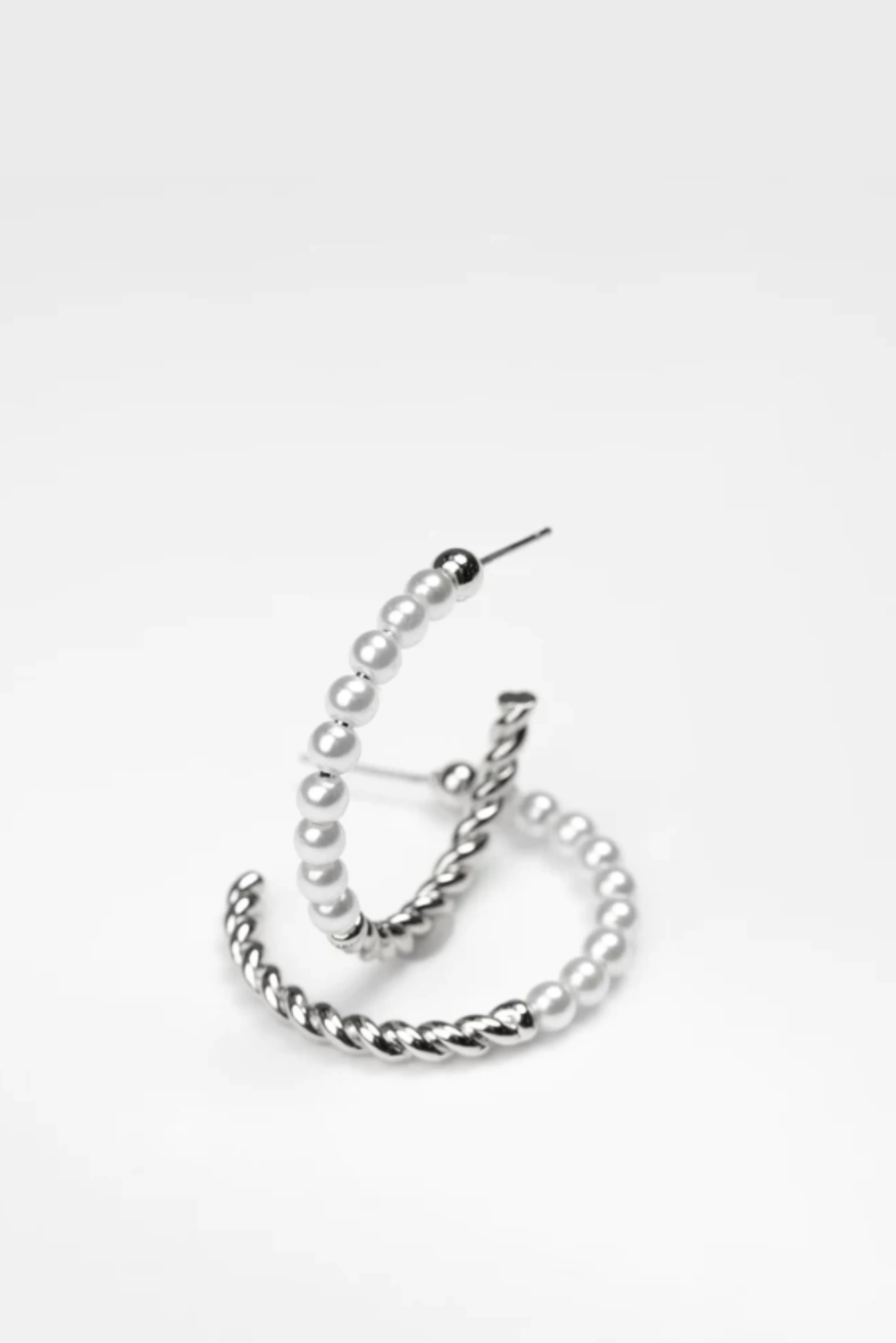 Mabel Silver Hoops