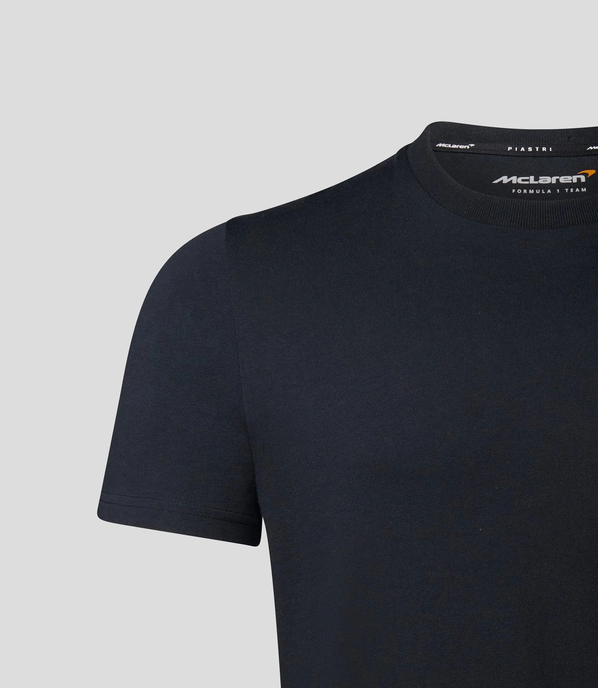 McLaren F1 Lando Norris Men's Core Essential T-Shirt- Anthracite/Orange/Blue