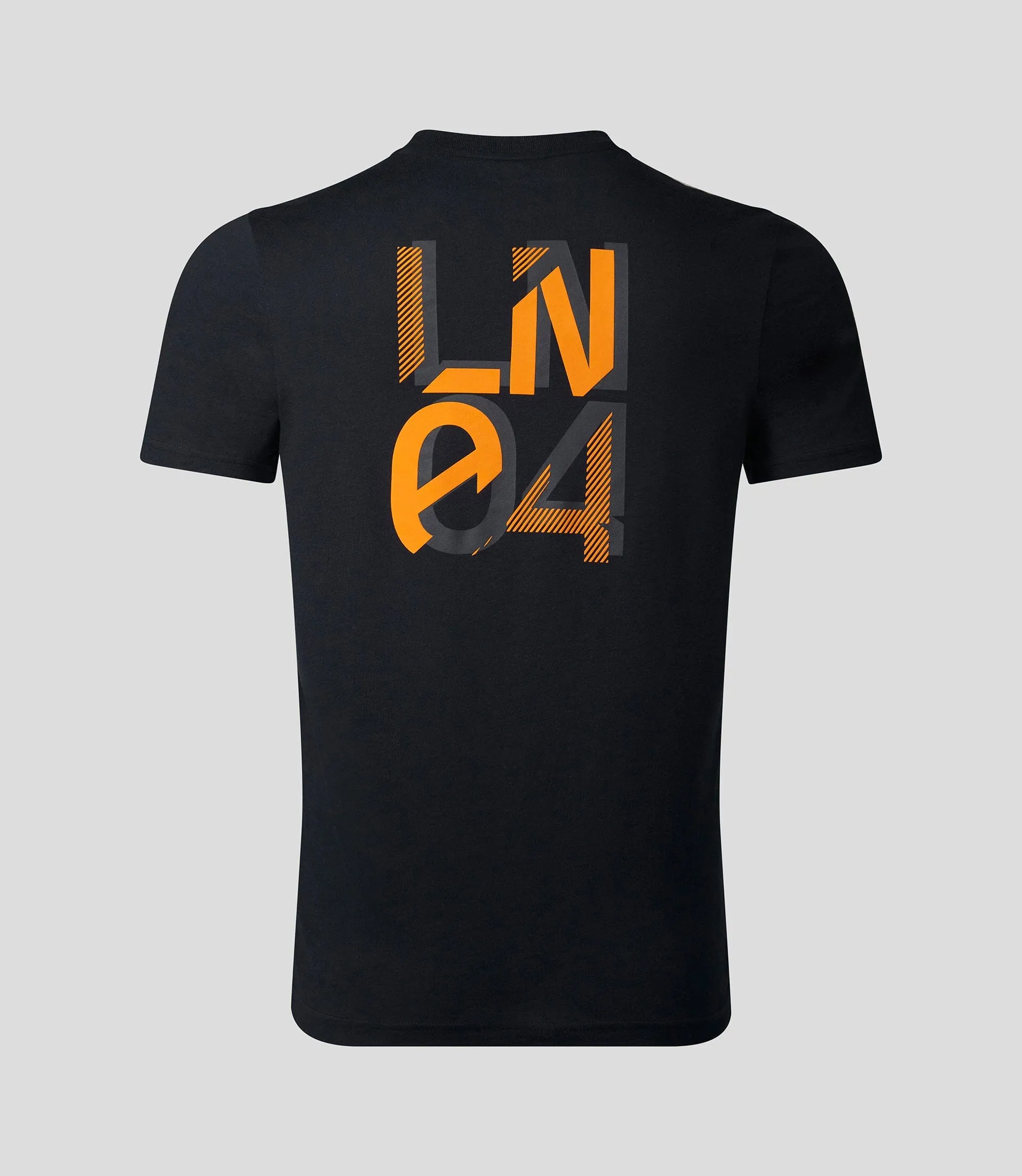 McLaren F1 Lando Norris Men's Core Essential T-Shirt- Anthracite/Orange/Blue