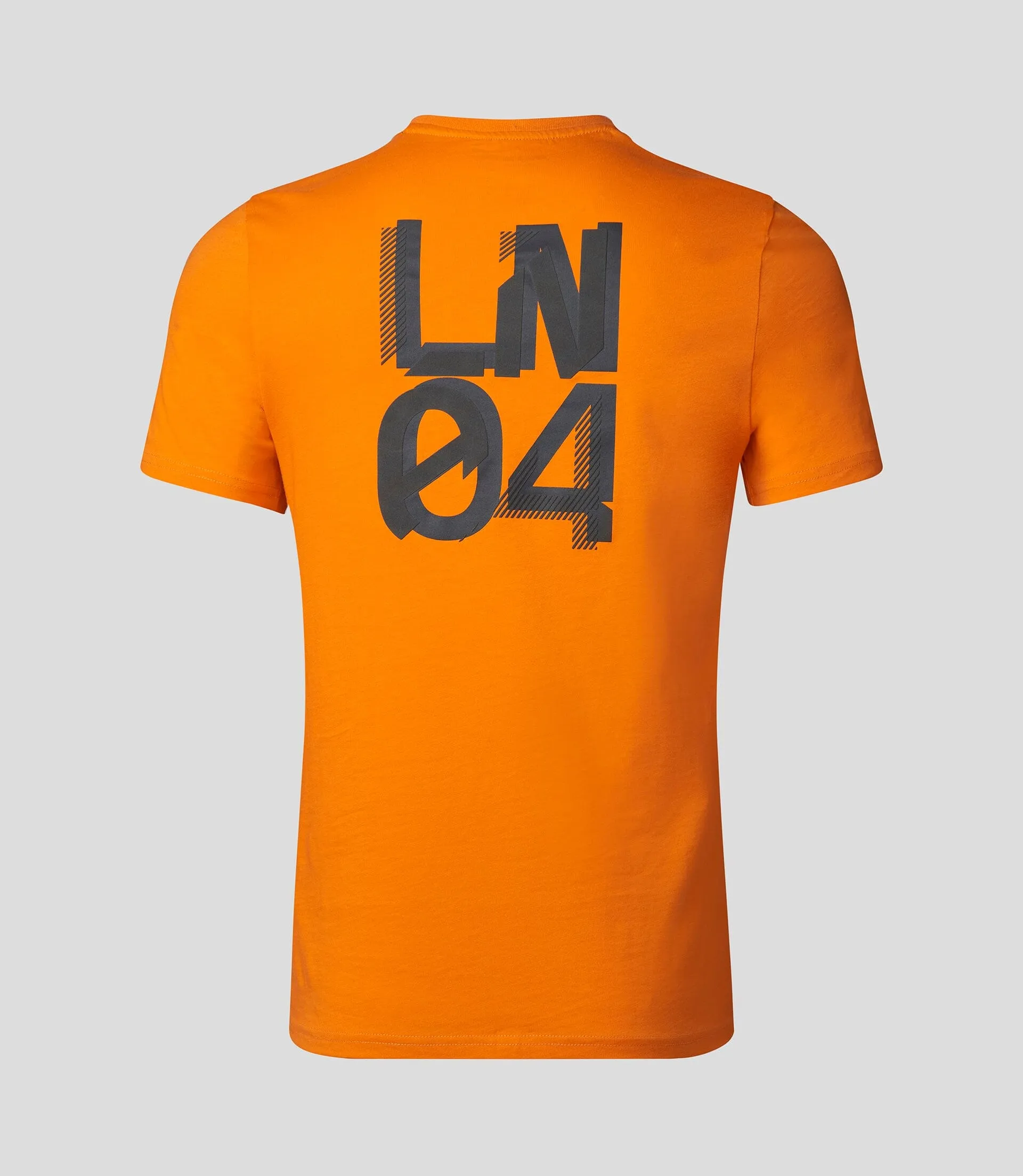 McLaren F1 Lando Norris Men's Core Essential T-Shirt- Anthracite/Orange/Blue