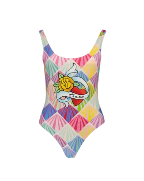 ME Tessa artisian printed swimsuit