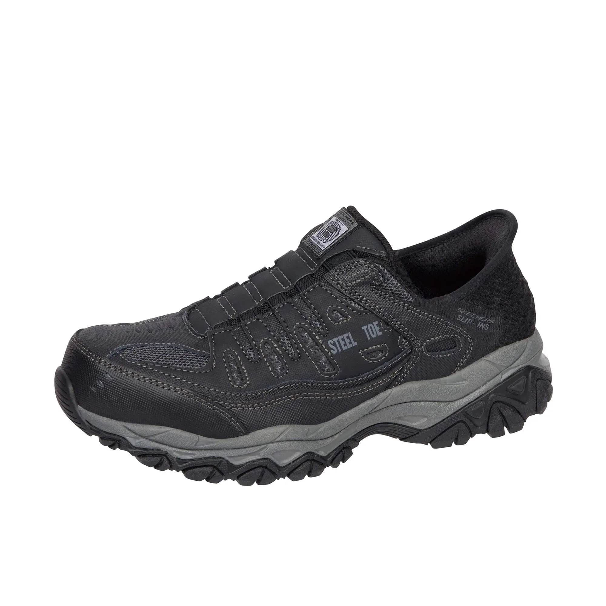 Men's Cankton Faison Slip ins Steel-Toe Shoe Black