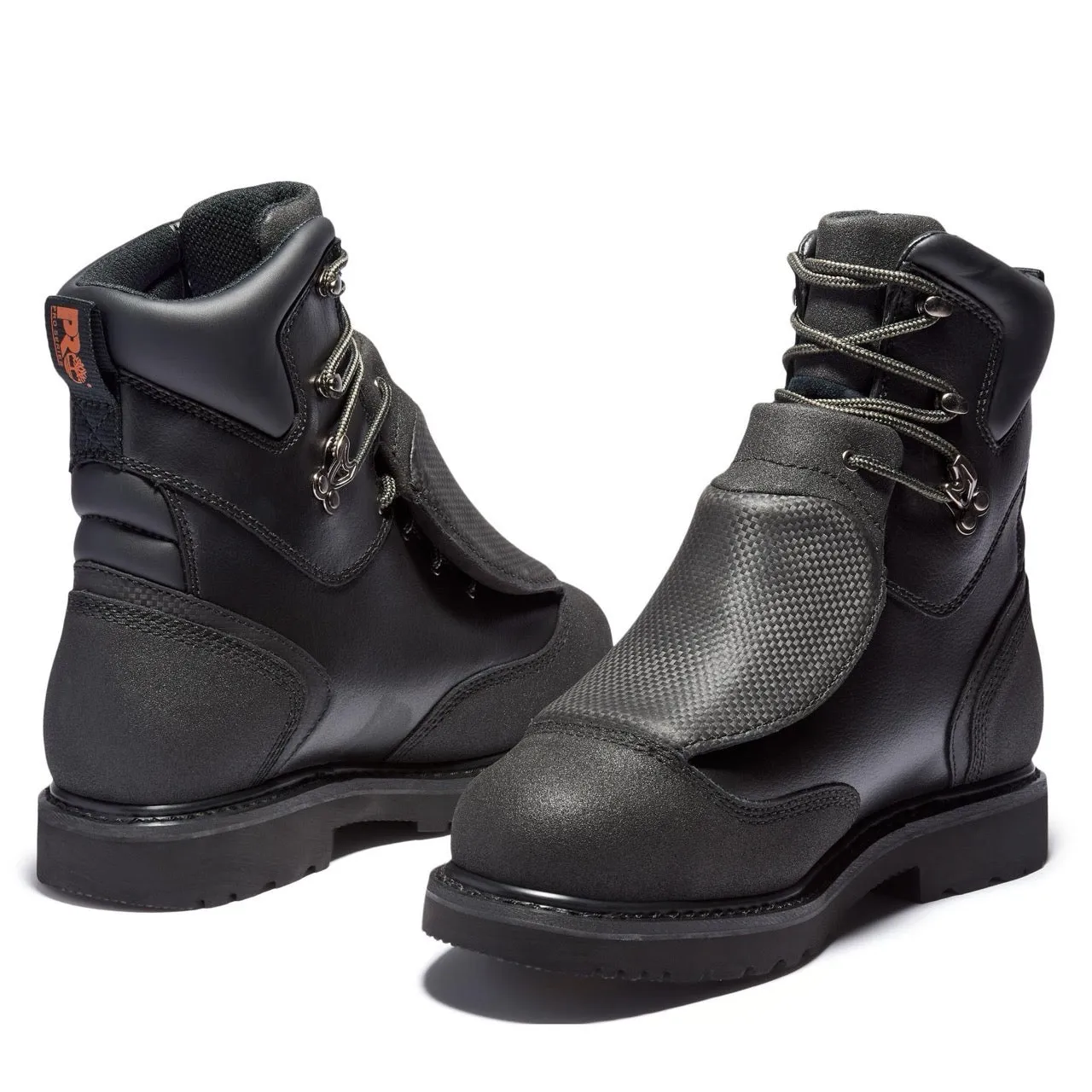 Met Guard 8 Inch Steel-Toe Waterproof Work Boot Black