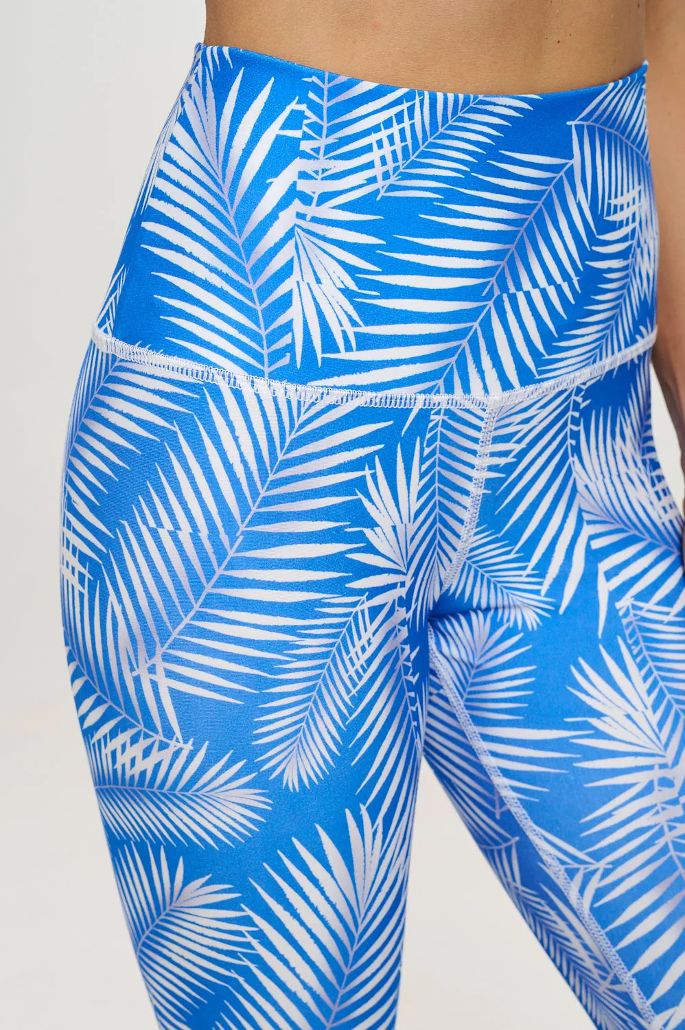 Mia -  Tropical Palms - 7/8 Legging (High-Waist) - LIMITED EDITION