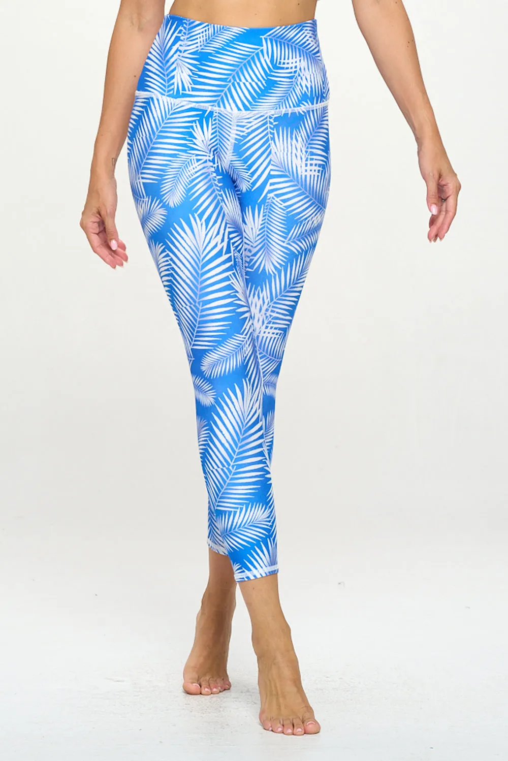 Mia -  Tropical Palms - 7/8 Legging (High-Waist) - LIMITED EDITION