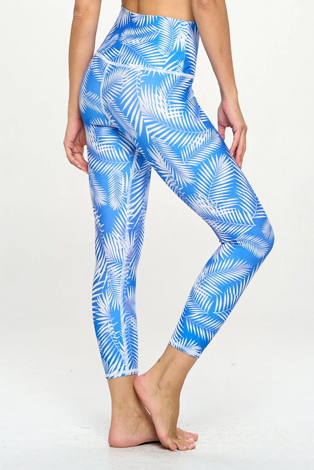 Mia -  Tropical Palms - 7/8 Legging (High-Waist) - LIMITED EDITION