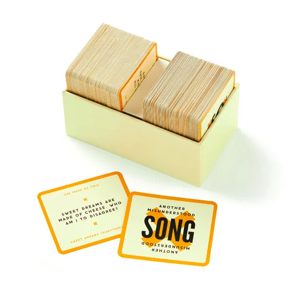 Misunderstood Songs Game