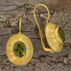 Mogul Peridot Earrings