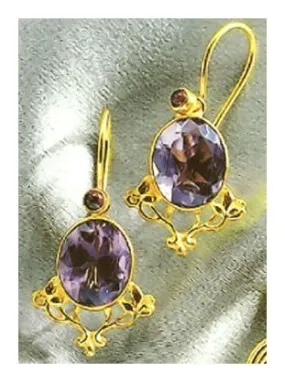 My Fair Lady Amethyst Earrings