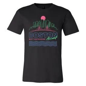 Neon Black Boston Tour Tee