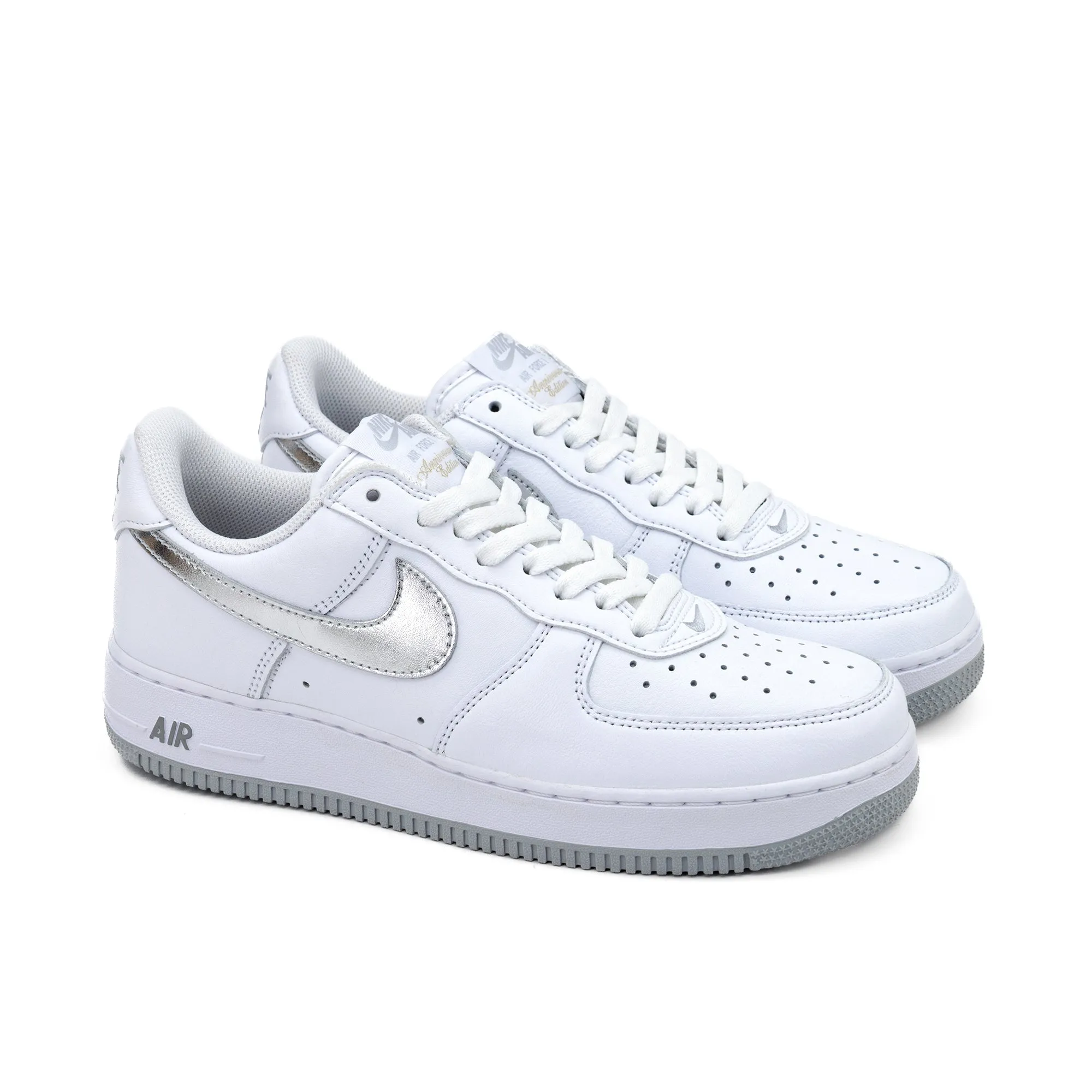 Nike Air Force 1 Low Retro Anniversary Edition "Colour of the Month" White/Metallic Silver DZ6755-100