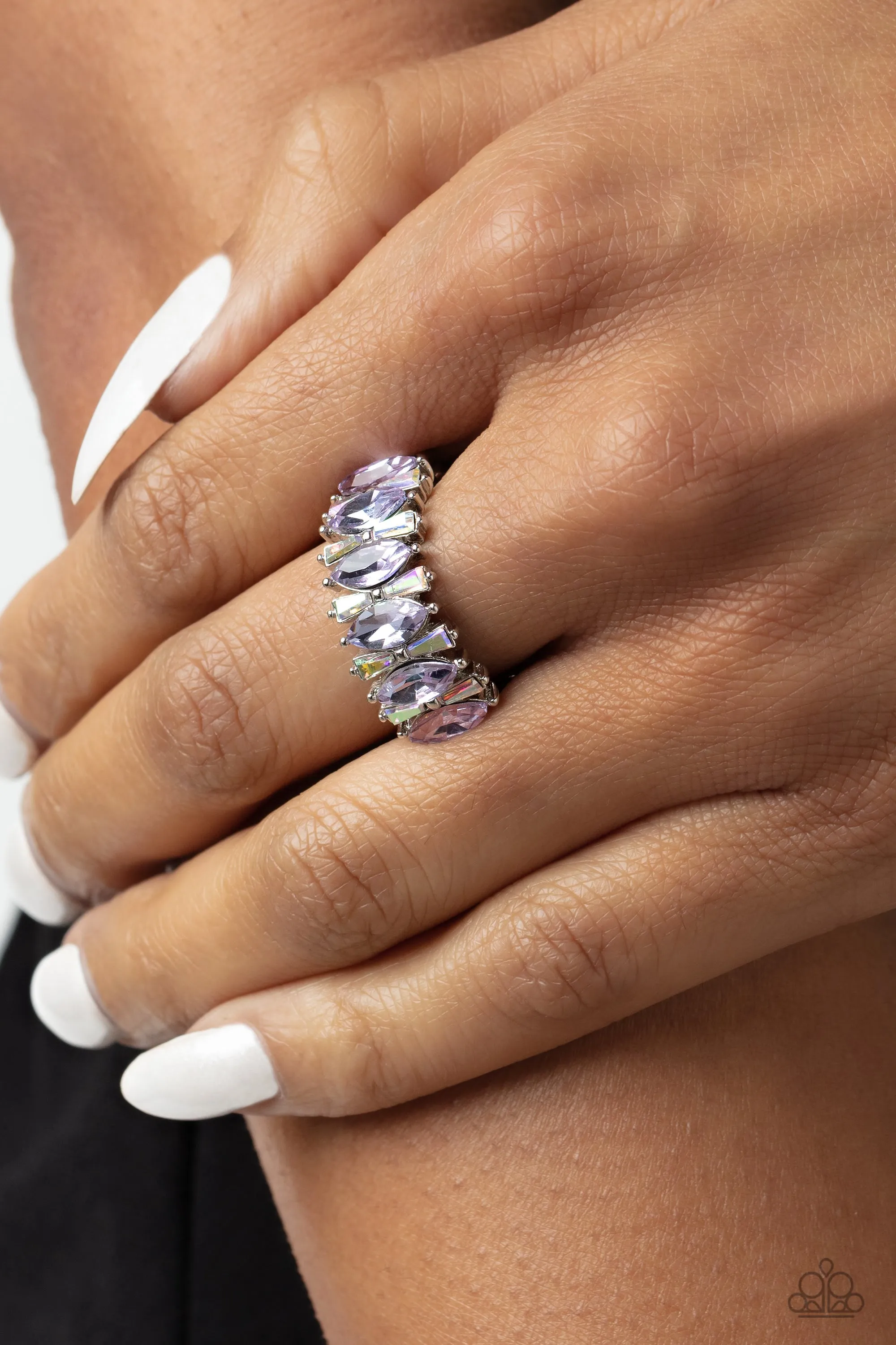 Paparazzi Kaleidoscopic Knockout Purple Ring