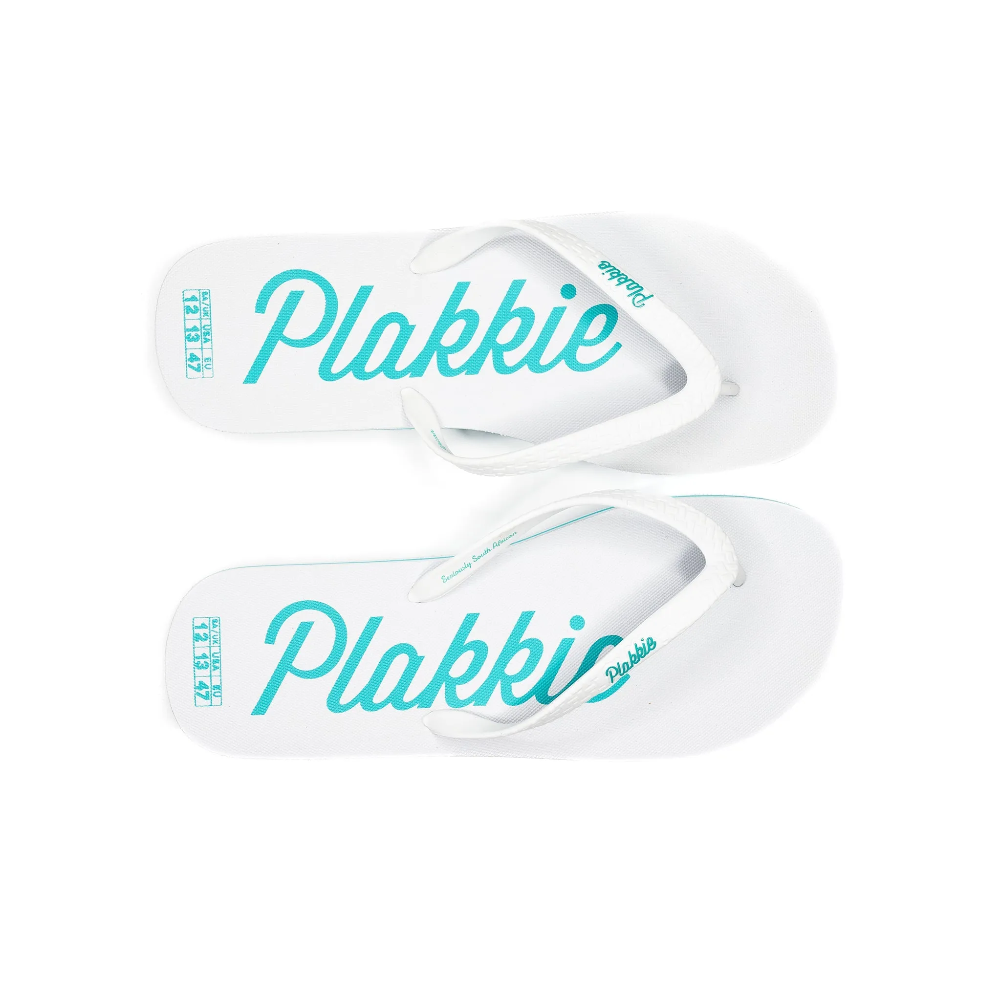 Plakkie Port Saint Johns (White and Mint)