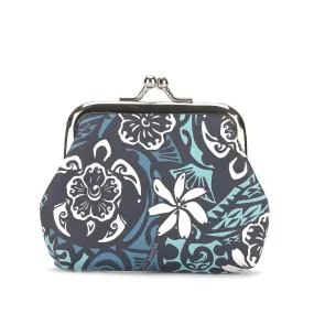 Pouch Coin Large Honu Blue