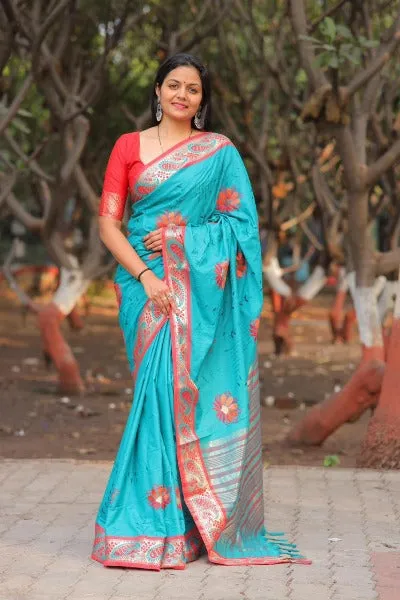 Pure Mercerised Cotton Silk Saree