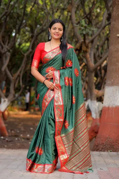 Pure Mercerised Cotton Silk Saree