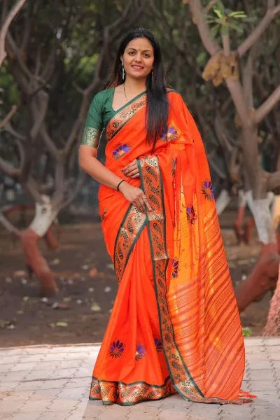 Pure Mercerised Cotton Silk Saree