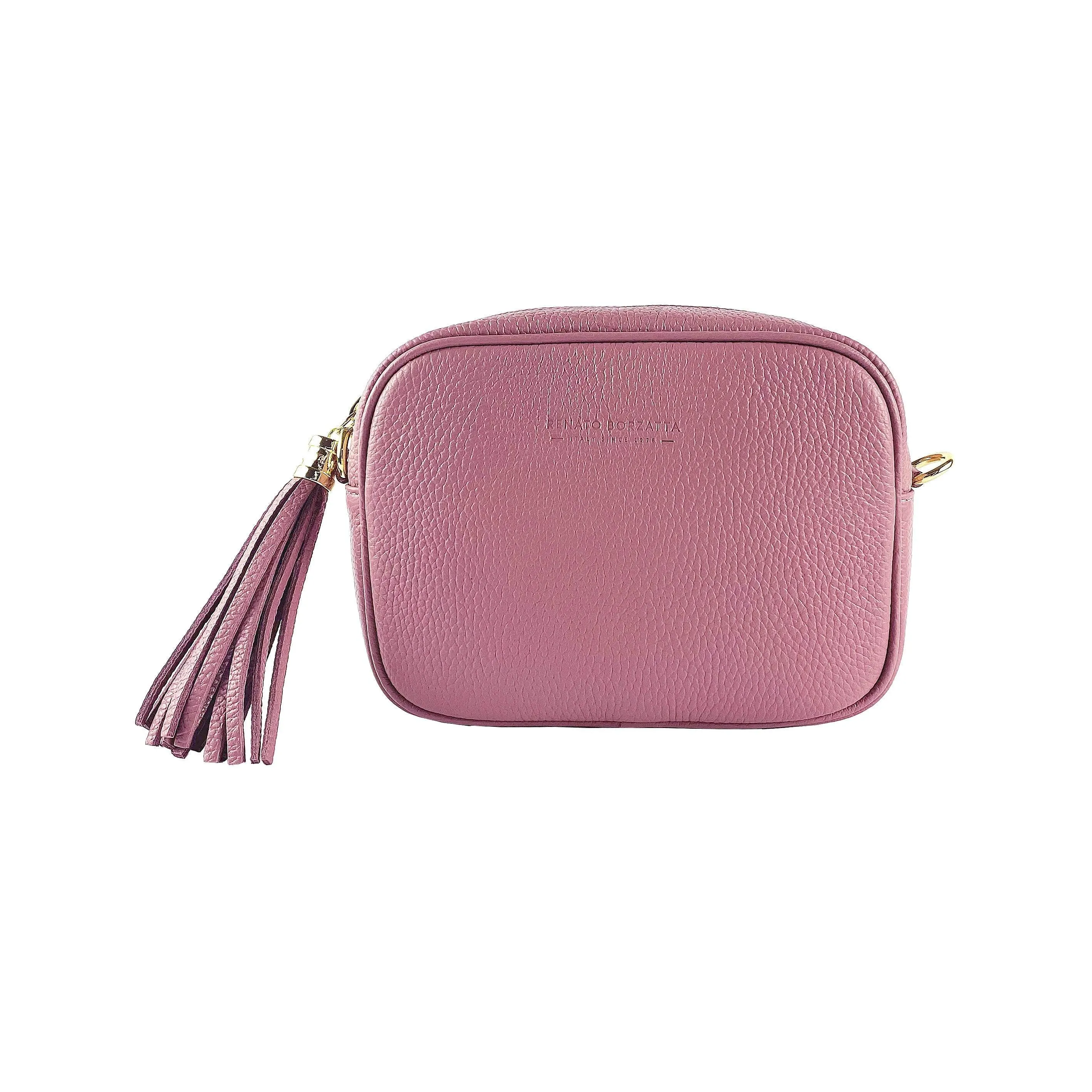 RB1007AZ | Women's Shoulder Bag in Genuine Leather | 20 x 15 x 7 cm