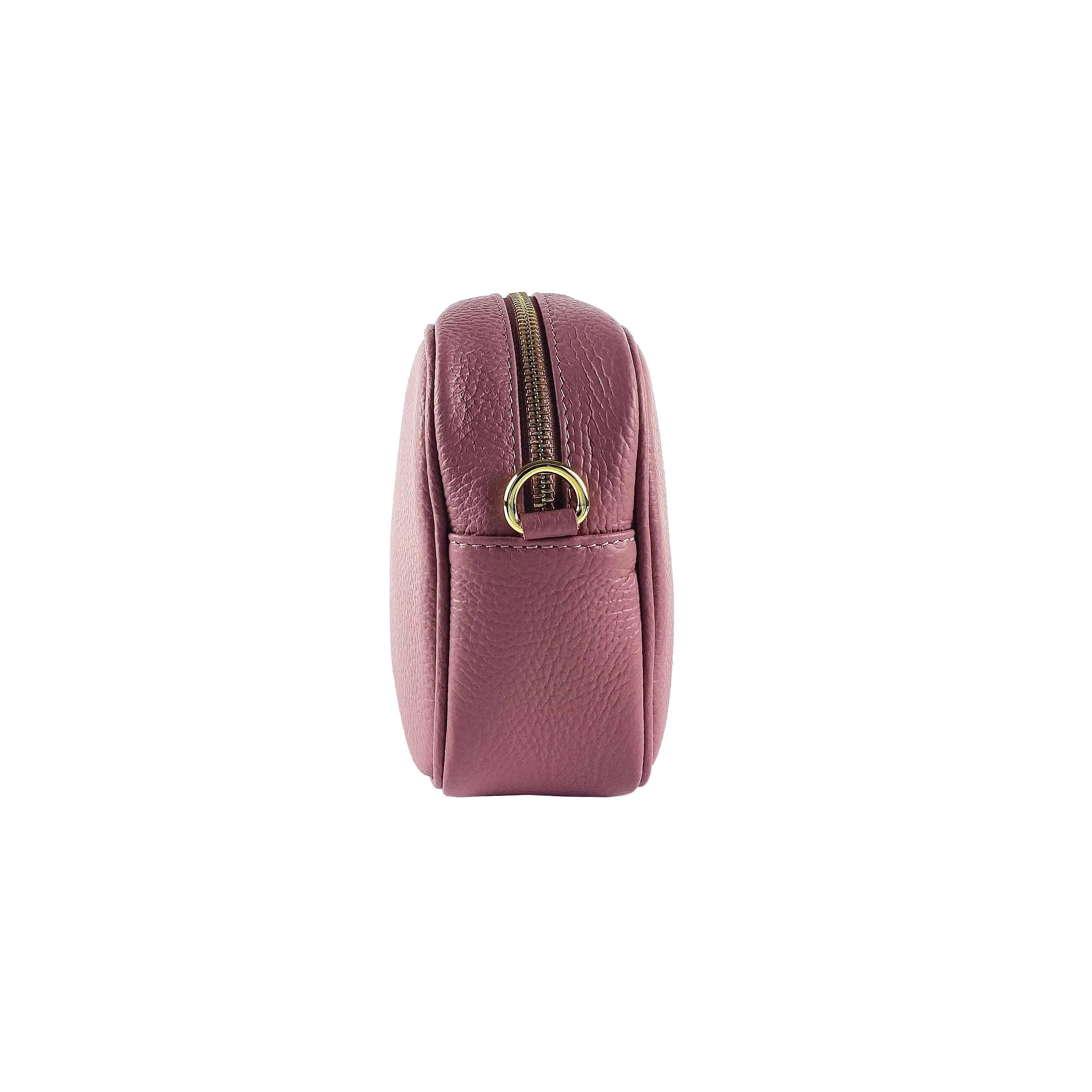 RB1007AZ | Women's Shoulder Bag in Genuine Leather | 20 x 15 x 7 cm