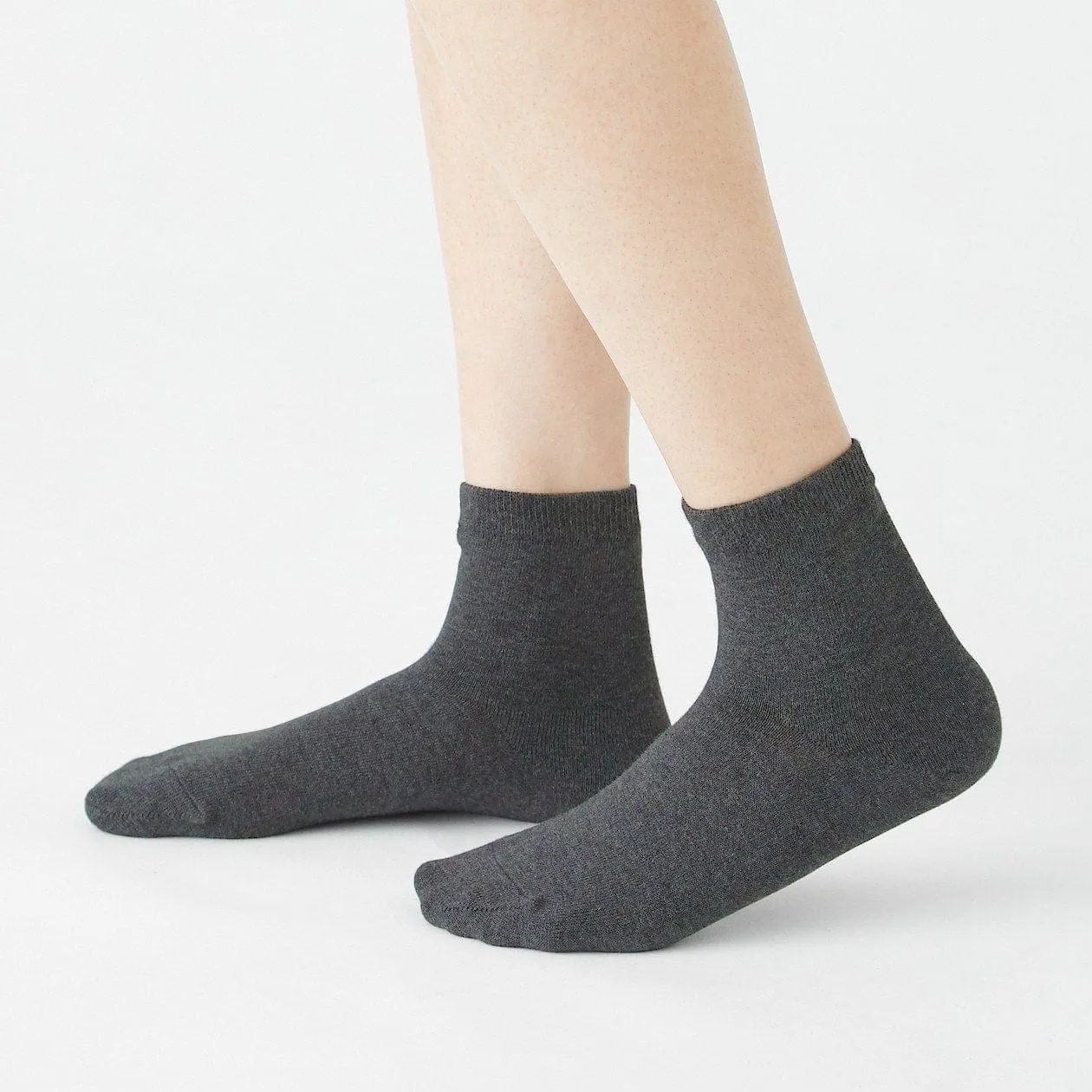 Right Angle 3-Layer Loose Top Short Socks