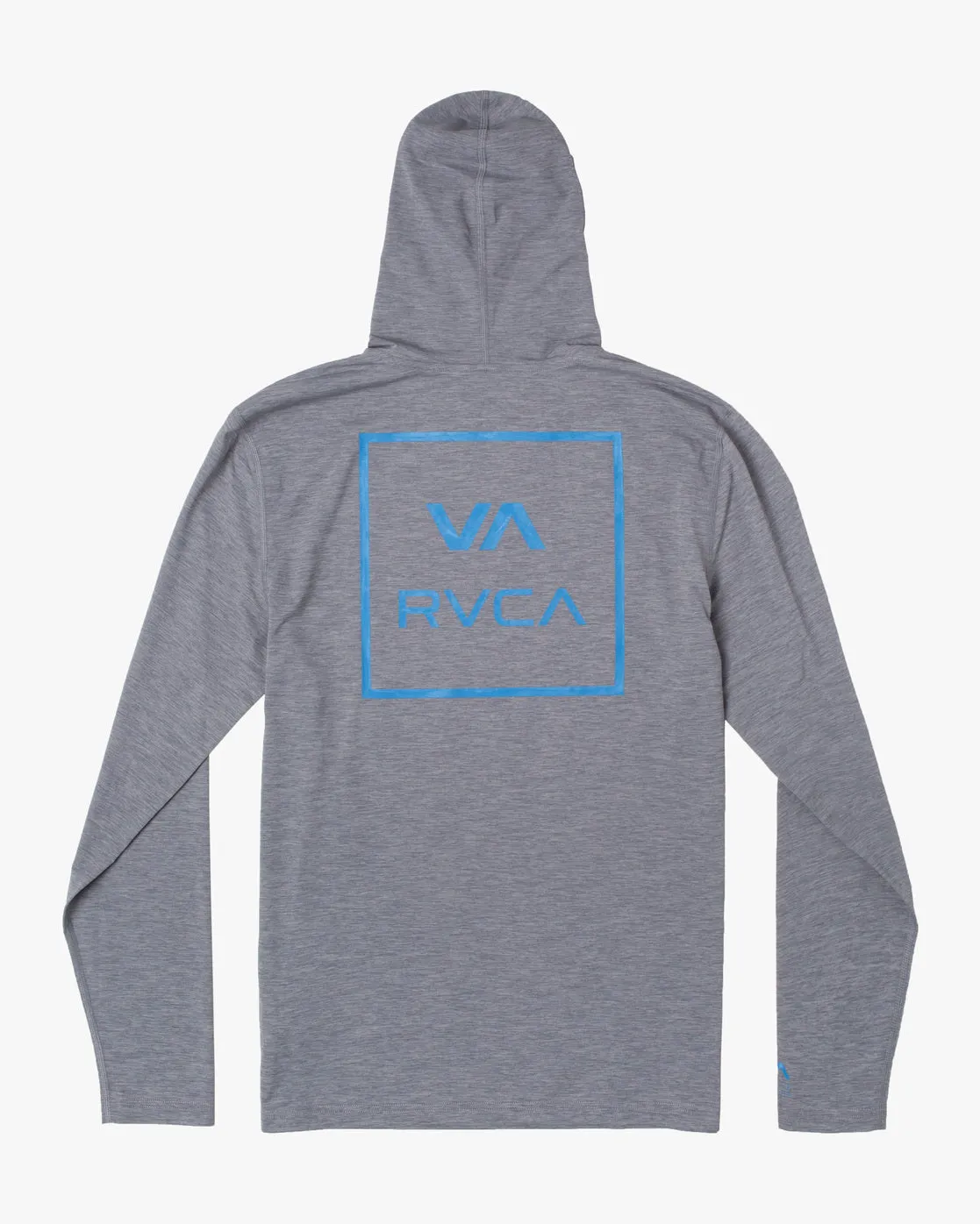 RVCA Long Sleeve Rashguard Hoodie - Heather Grey