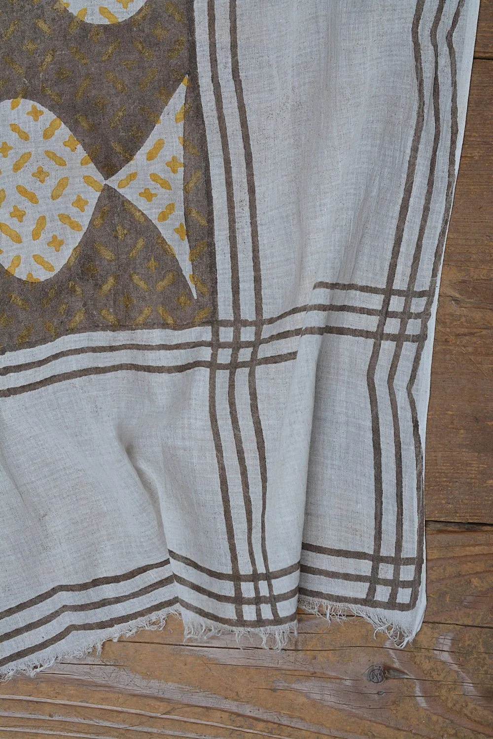 RYBA - Block Printed Stole