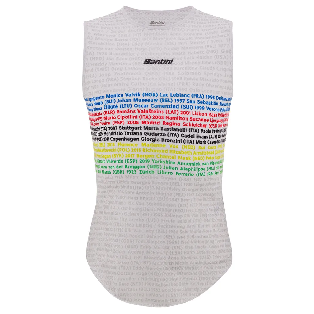 Santini UCI Official World Champion Baselayer - Print