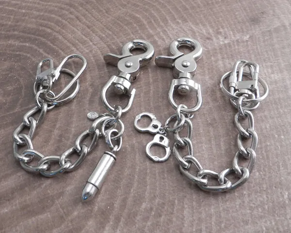 Shackle Key Chain 4" with Cuffs pendant