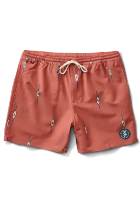 Shorey 16" Boardshorts Castagno Saffron Red