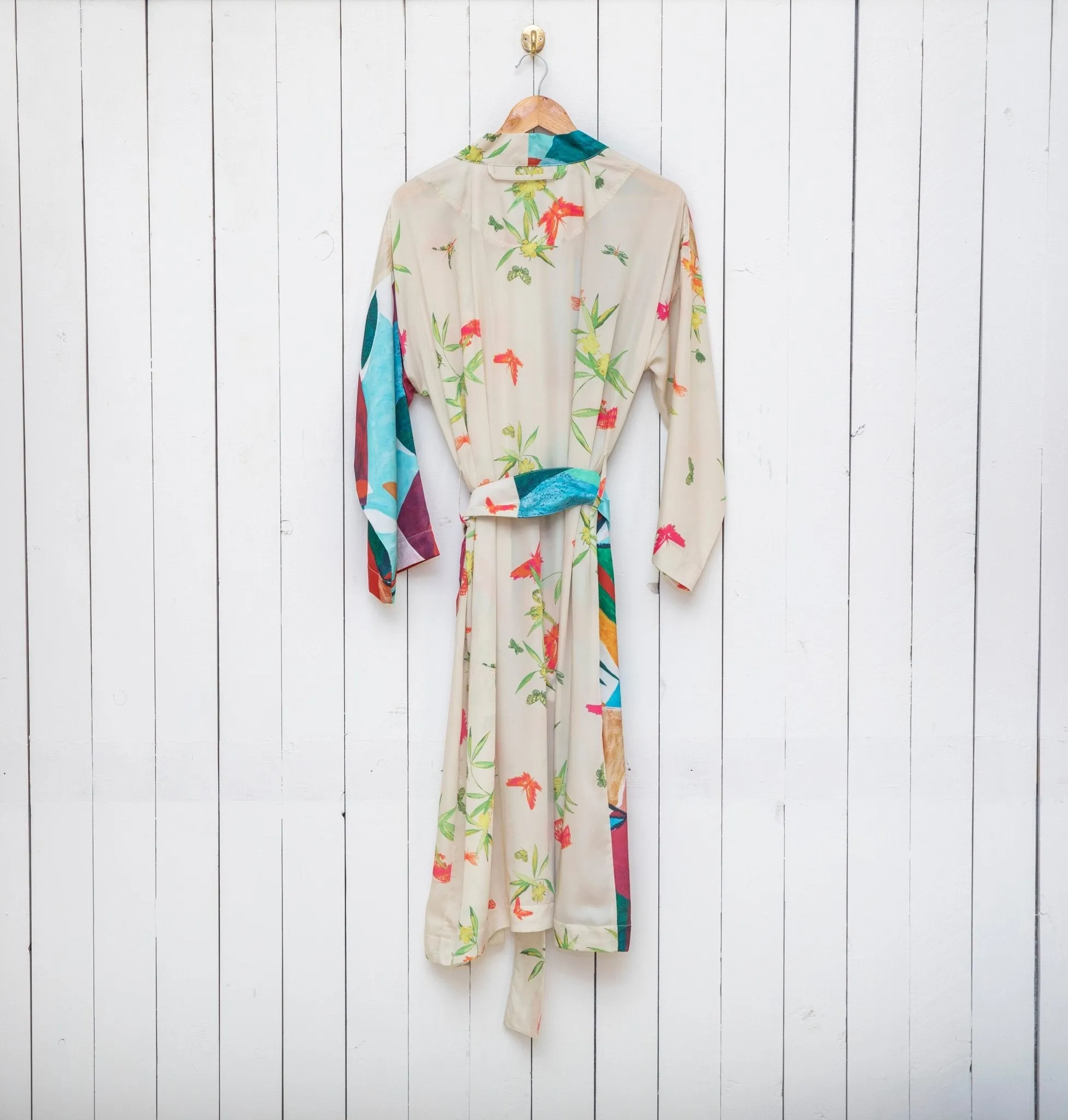 Silk Long Kimono