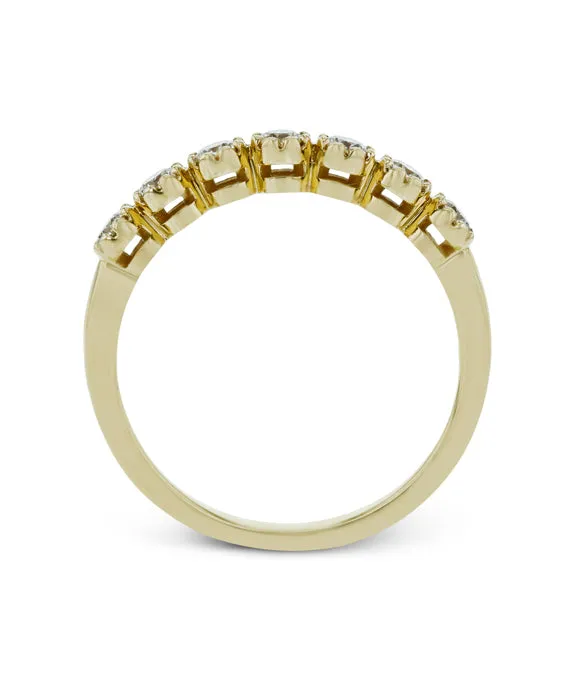 Simon G. - 18K Yellow Gold Diamond Anniversary Band