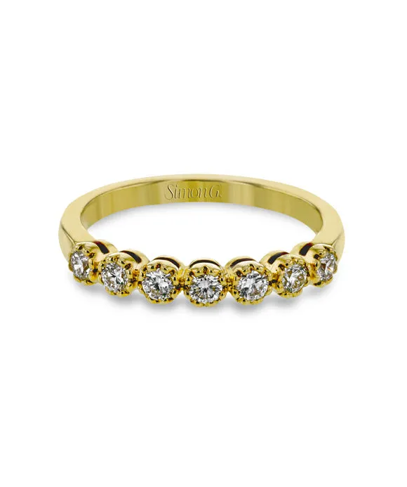 Simon G. - 18K Yellow Gold Diamond Anniversary Band