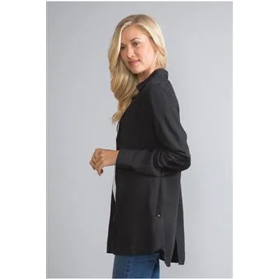 Simply Noelle Zip Up Top/Jacket -Black