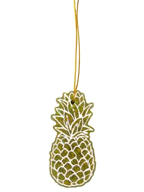 Simply Southern Freshiez Yellow Pineapple-Shaped Air Freshener in Mocha Cream Scent - Sunny Tropical Scent for Car, Locker, Drawers, Closet (30-45 Days)