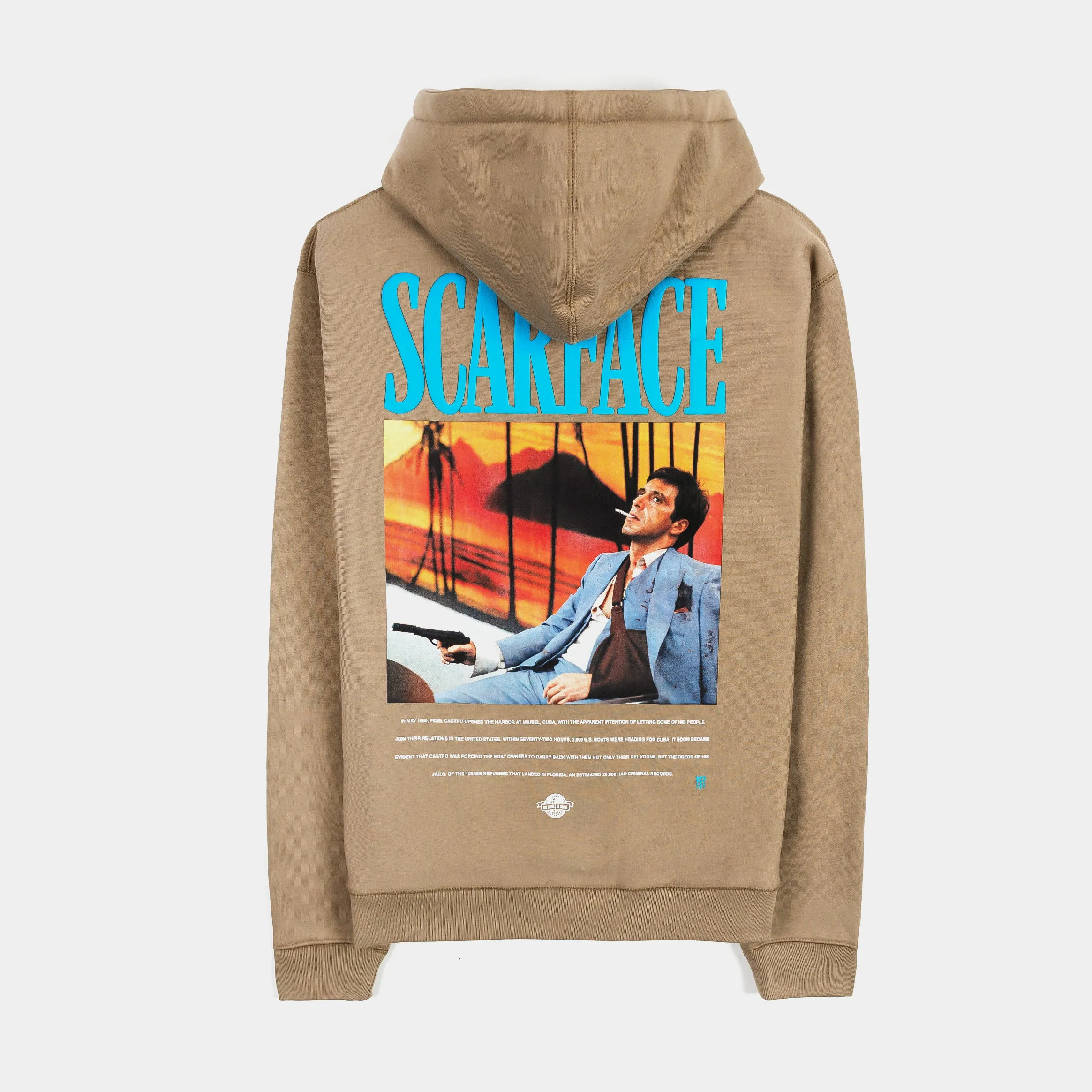 SP x Scarface Sunset Pullover Mens Hoodie (Brown)