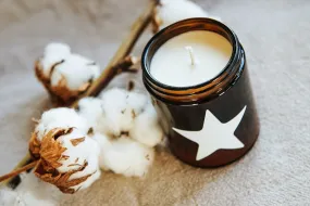 Star 180ml Amber Jar Candle