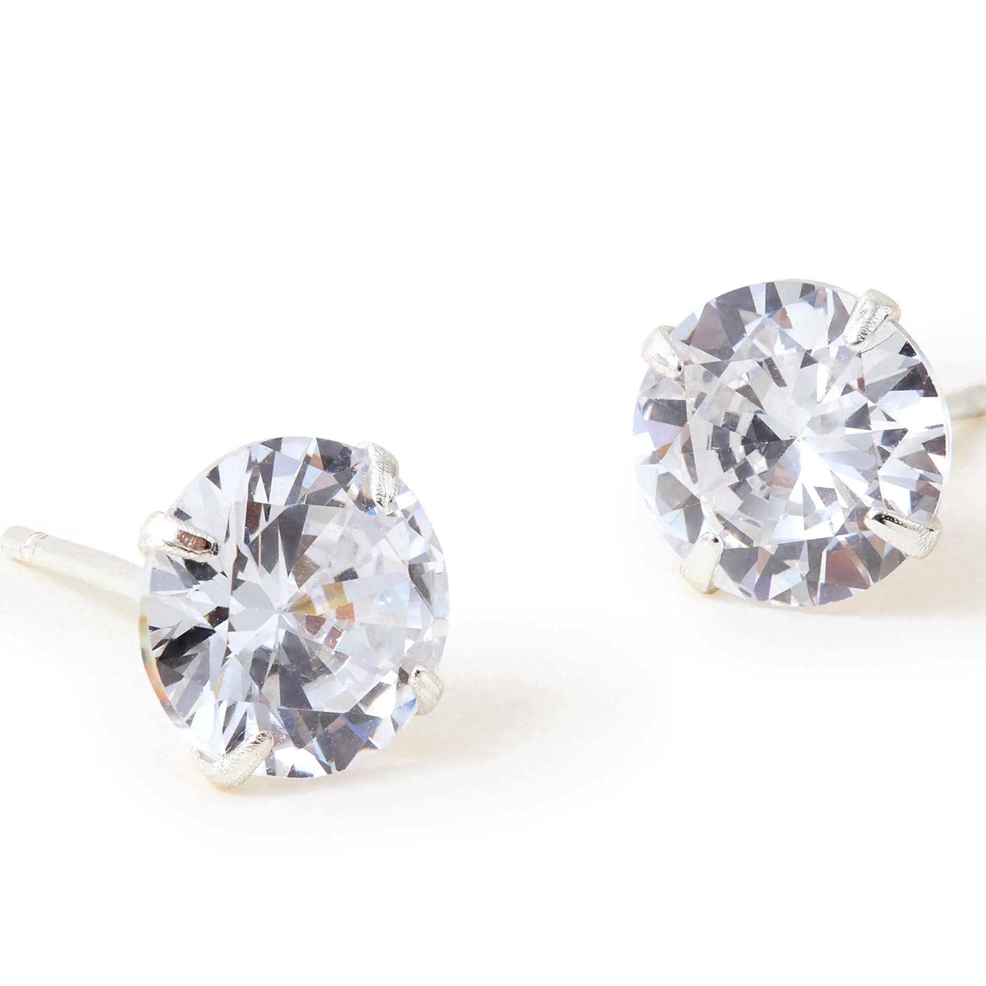 Sterling Silver Blind Stud Earrings