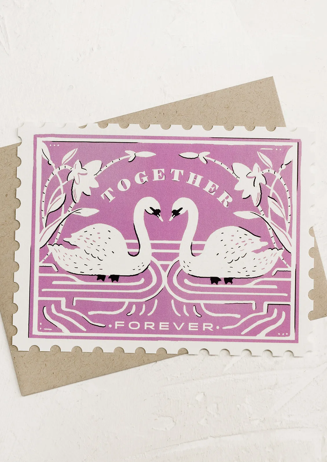 Swan Stamp Forever Card