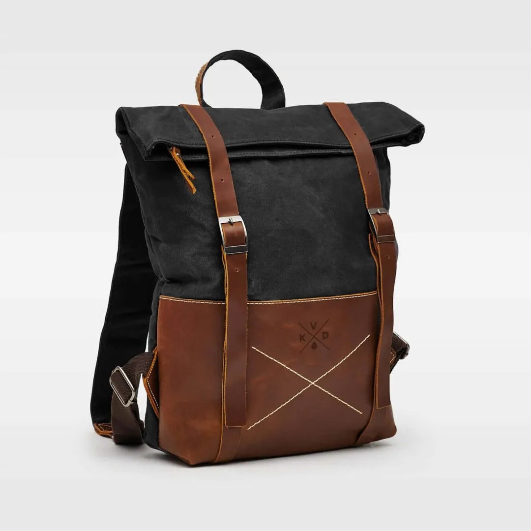 Thames - Waxed Canvas Backpack