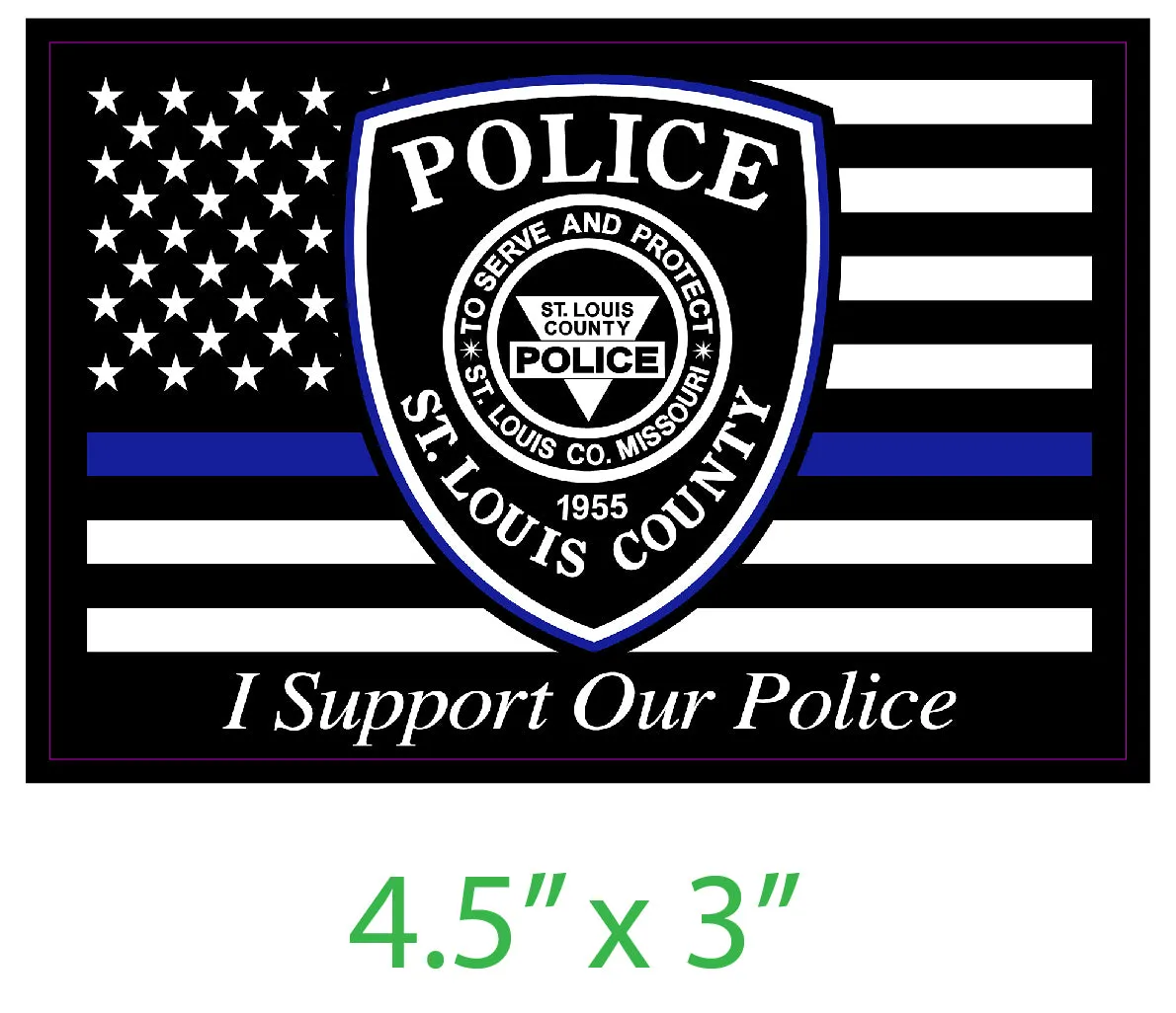 Thin Blue Line Decal