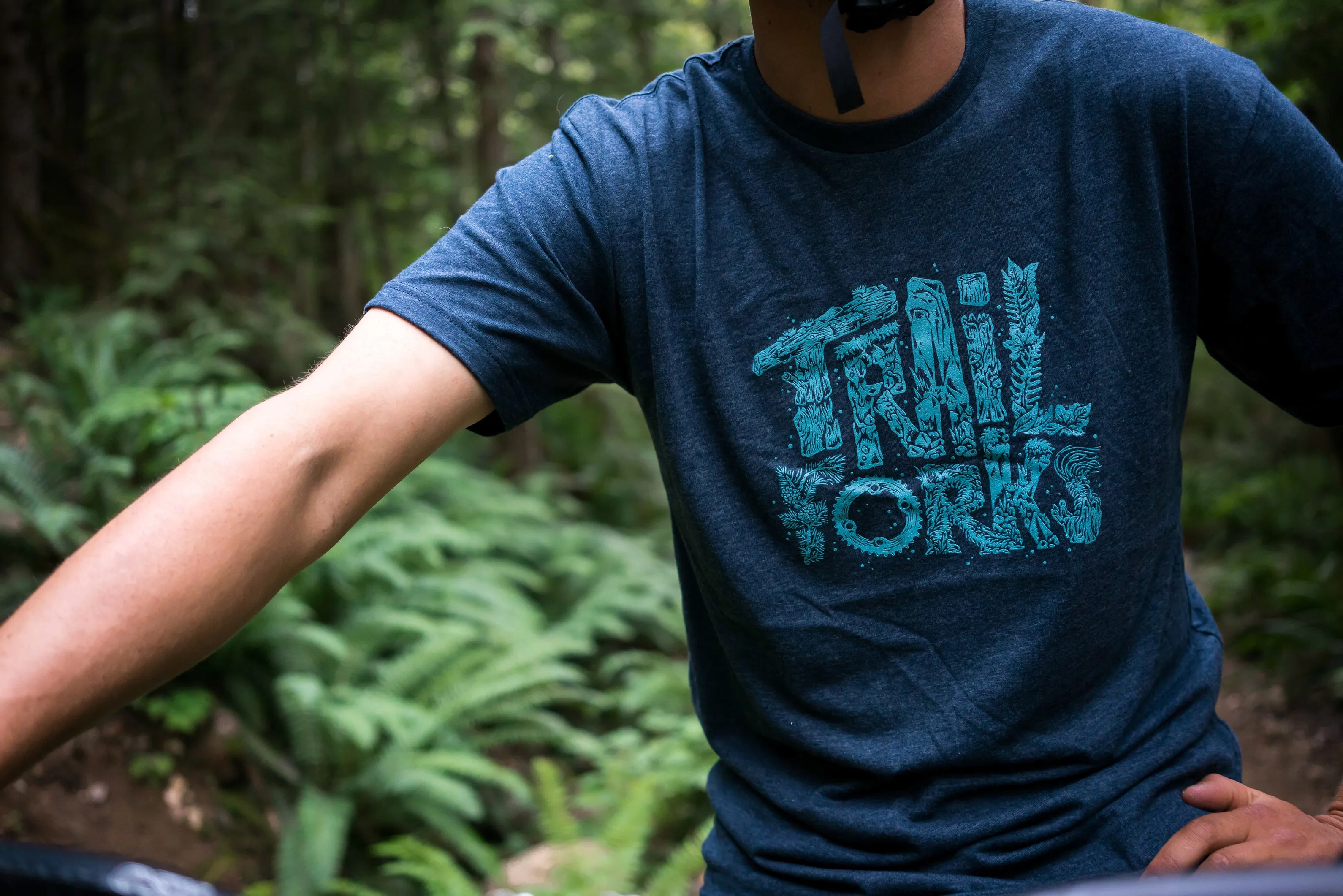 Trailforks "Nature Letters" T-Shirt