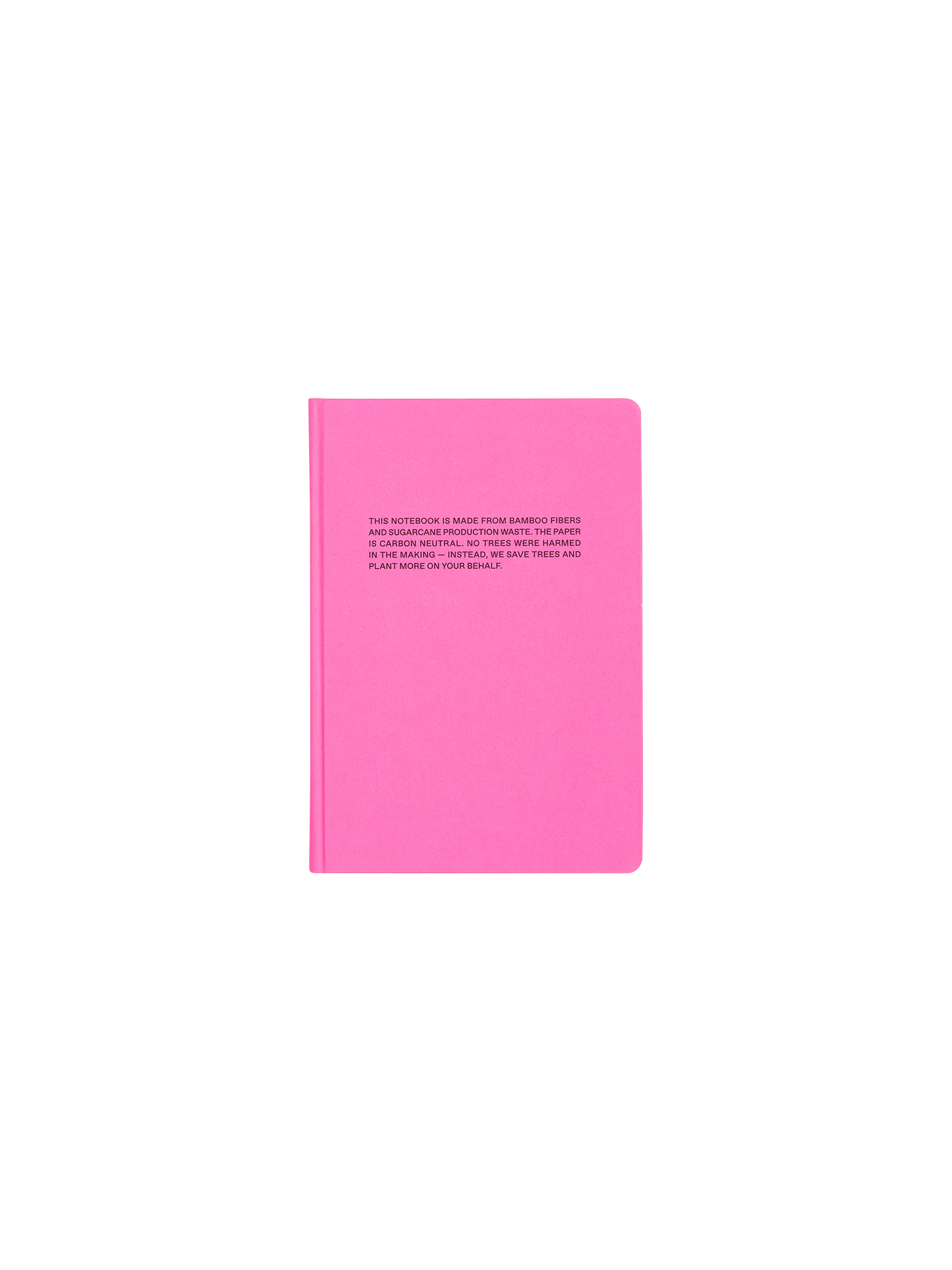 Tree Free Notebook—flamingo pink