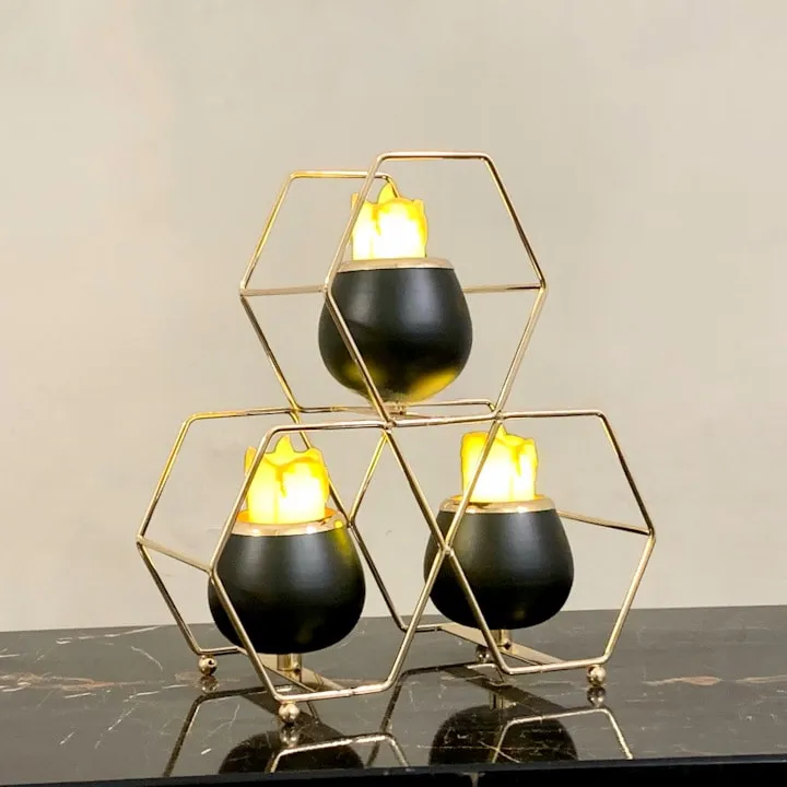 Trio Geometric Candle Holder