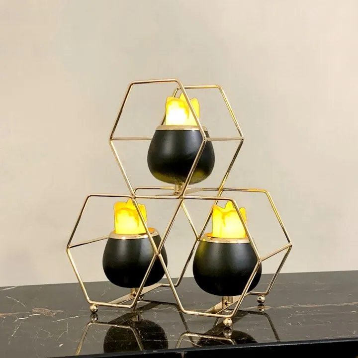 Trio Geometric Candle Holder