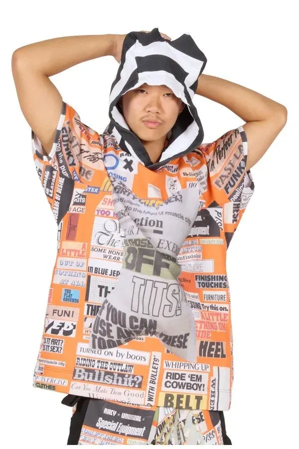 Typo Unisex Jersey Hoody Dress