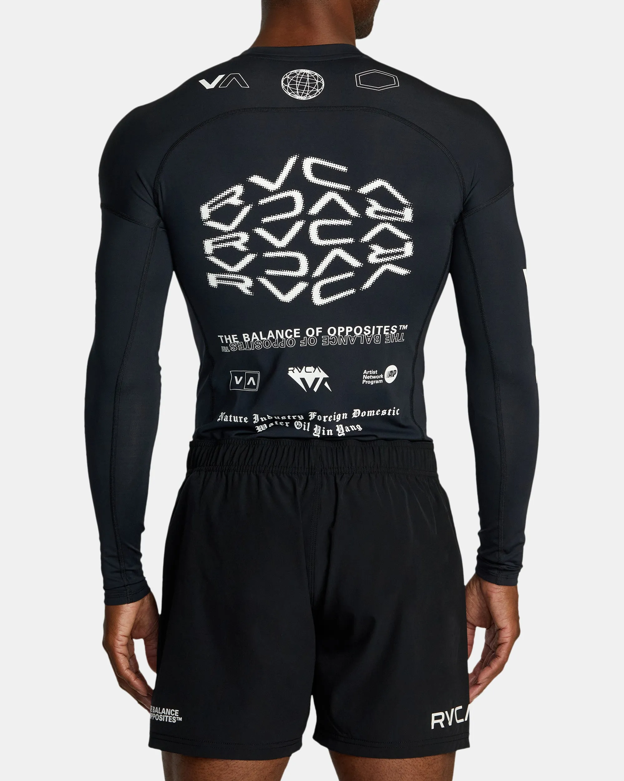 VA Sport Long Sleeve Rashguard - Black All Brand 2