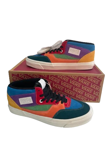 VANS Multicoloured Skate Suede Leather Half Cab '30th Anniversary' Shoes - Multicolor Bnib UK 9.5 EU 43.5 👞